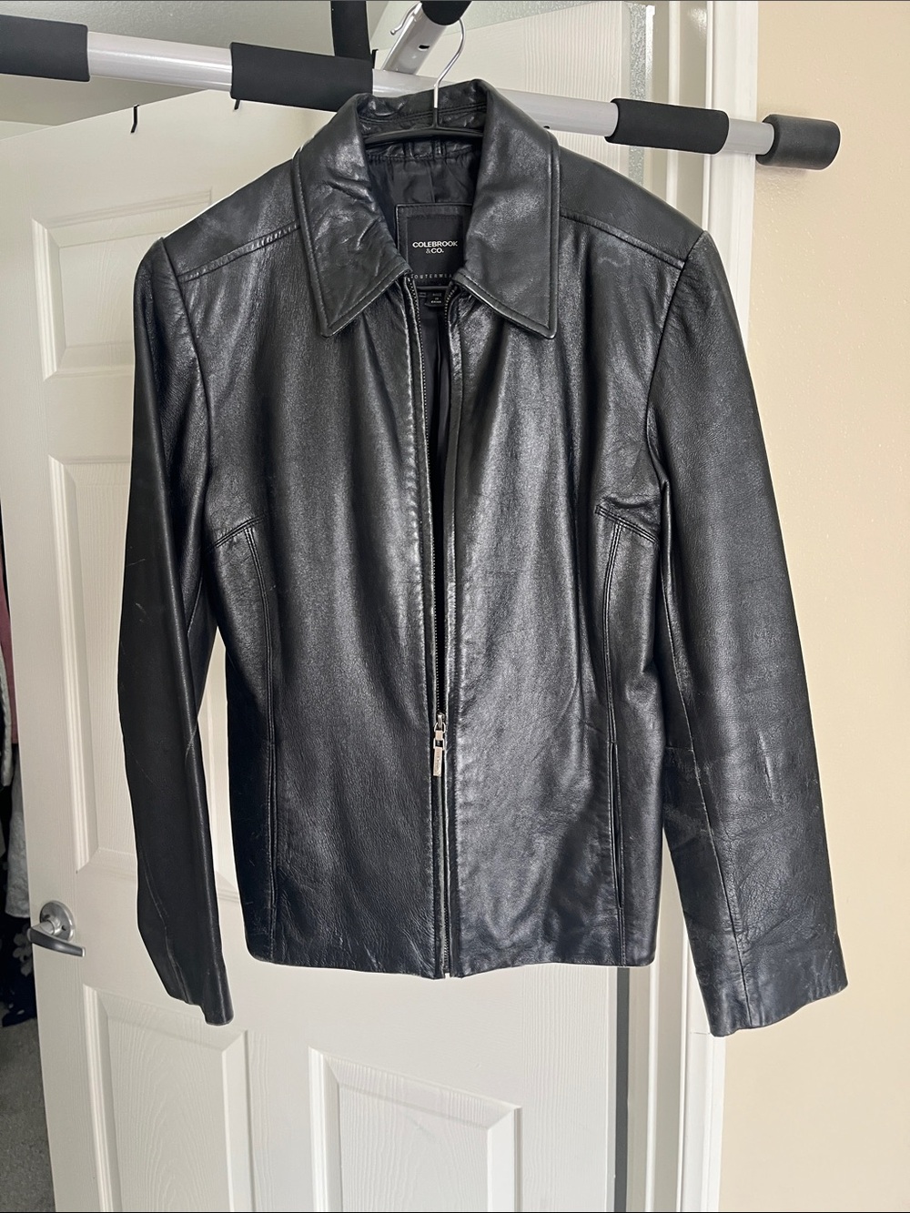Vintage Colebrook & co leather jacket